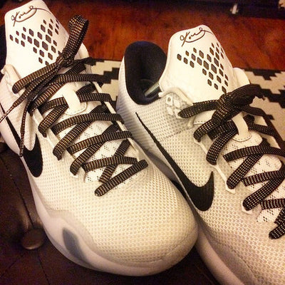 Laced Up Laces x Kobe 10 "Hvit Svart"